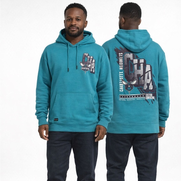 Ultra Game Other - NWT NBA Charlotte Hornets "Queen City" Teal Fleece Hoodie